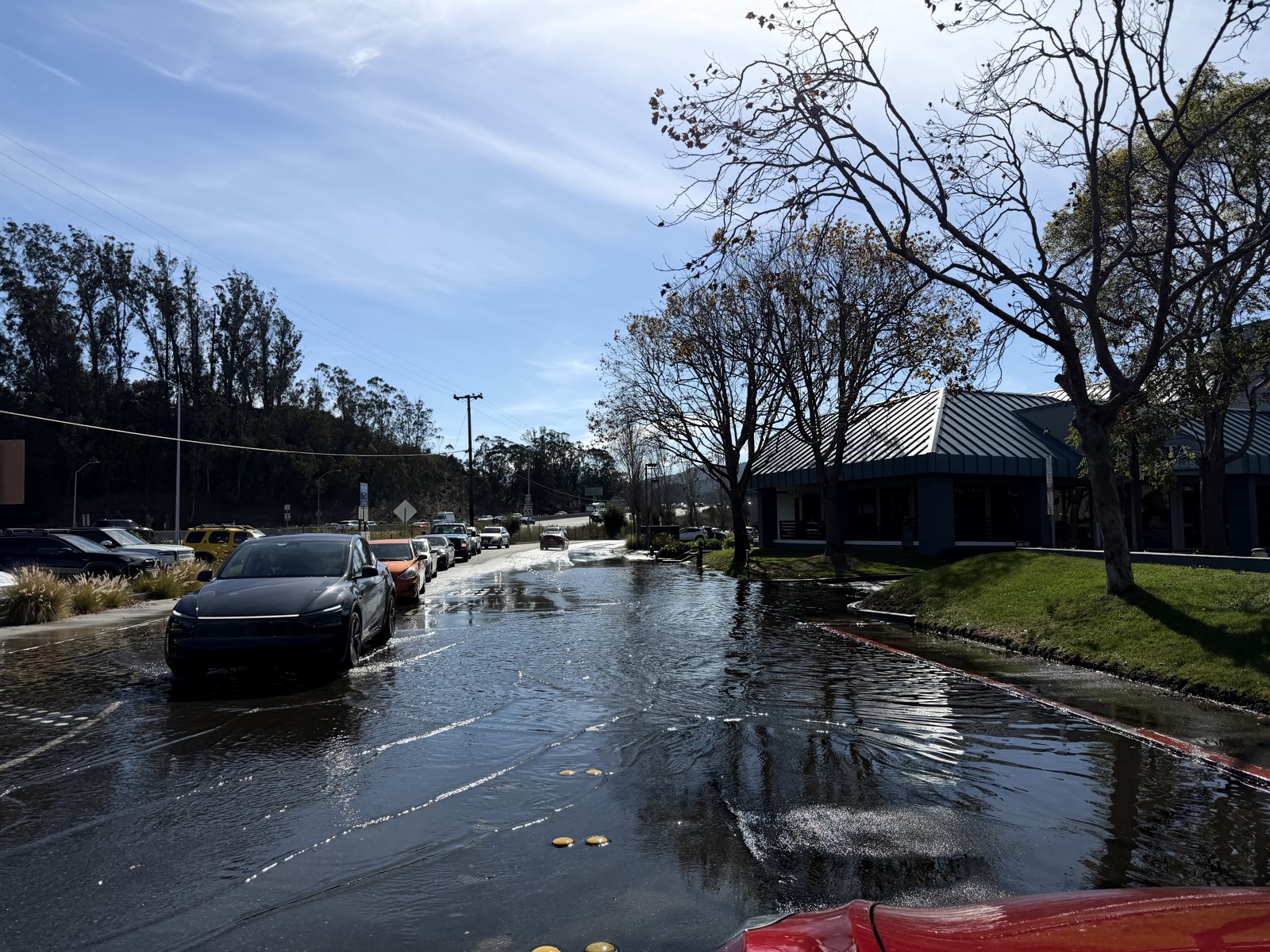 Flooded near Tam Junction, Oct 25, 5.6 ft tide