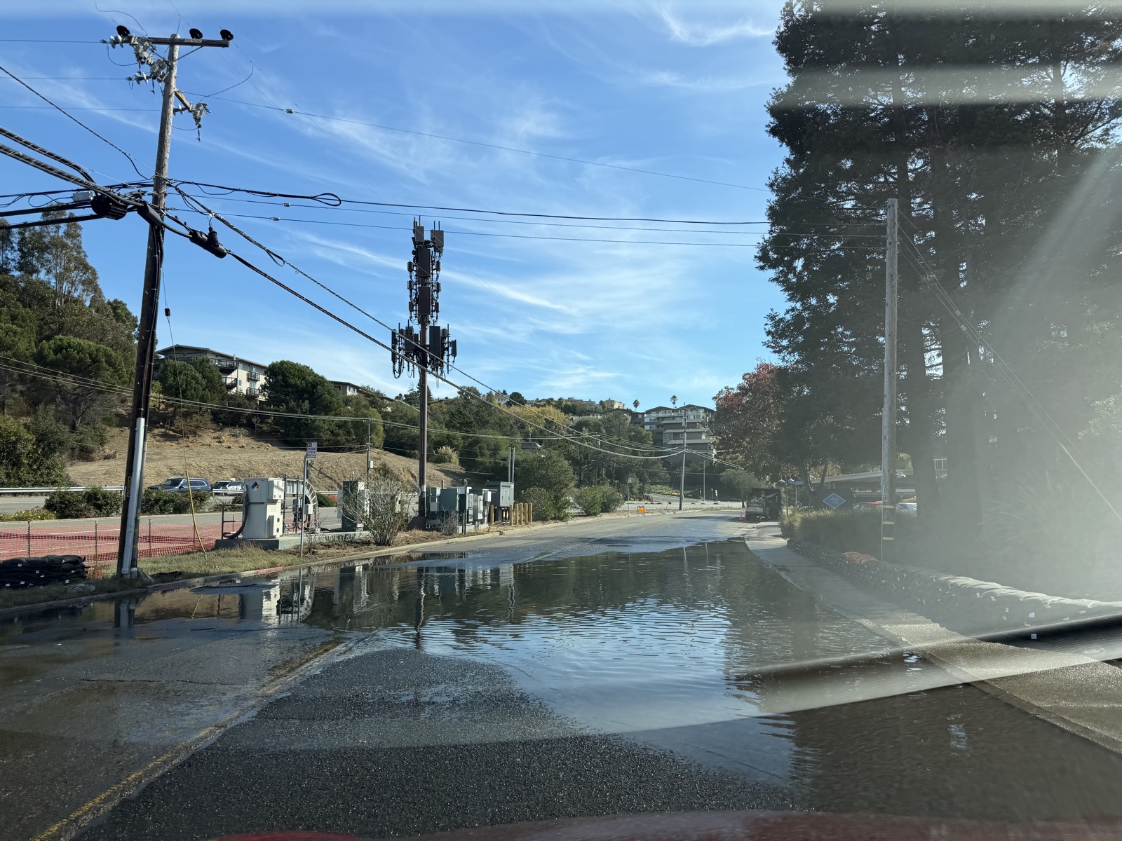 Flooded near Tam Junction, Oct 25, 5.5 ft tide